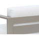 Tavira Greige / Stinson White Outdoor Armchair
